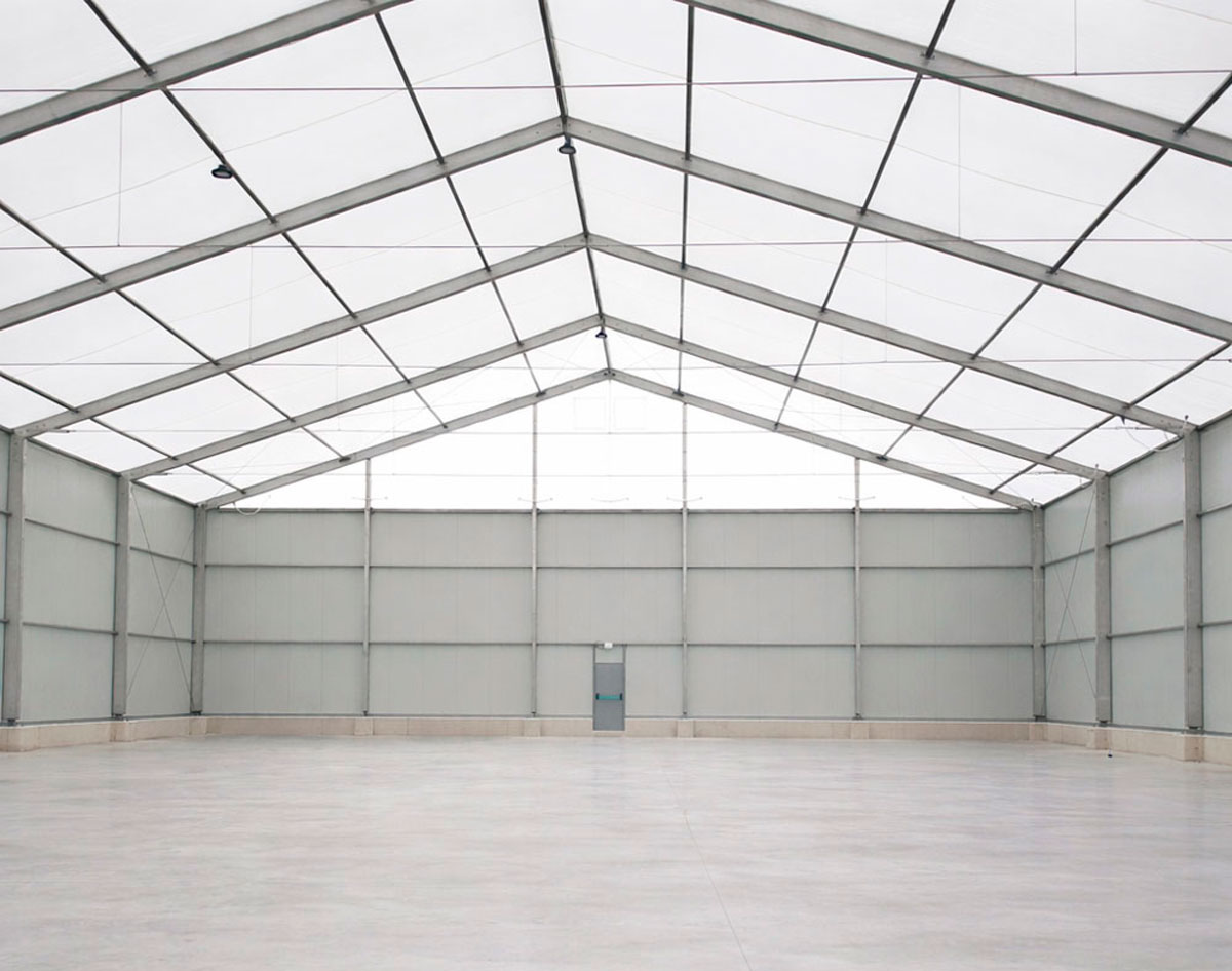 Montaje rápido de almacén modular